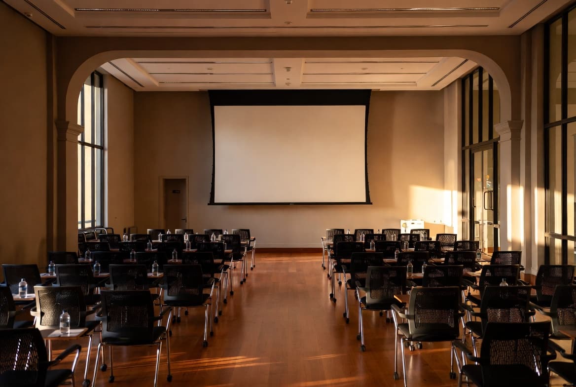 Conference room setup